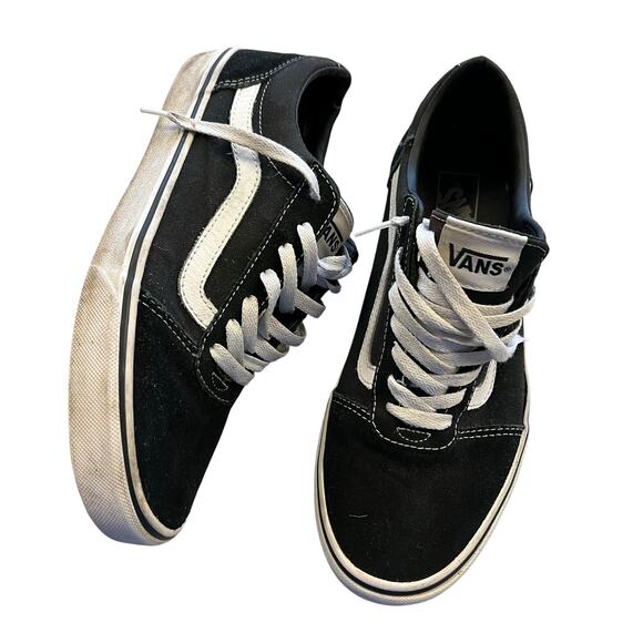 Vans Old Skool Low Top Black Suede Skate Shoe Men\'s 8.5 main image 3